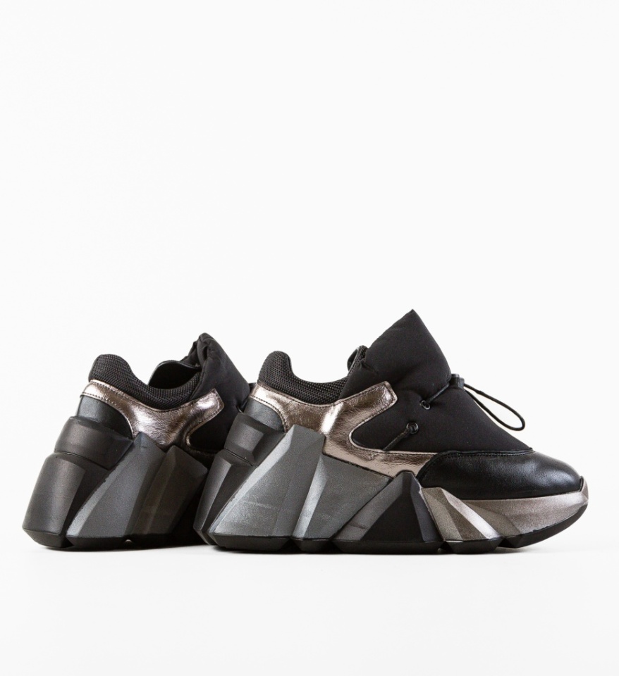 Sneakers dama Plicay Negri 2 - Img 2