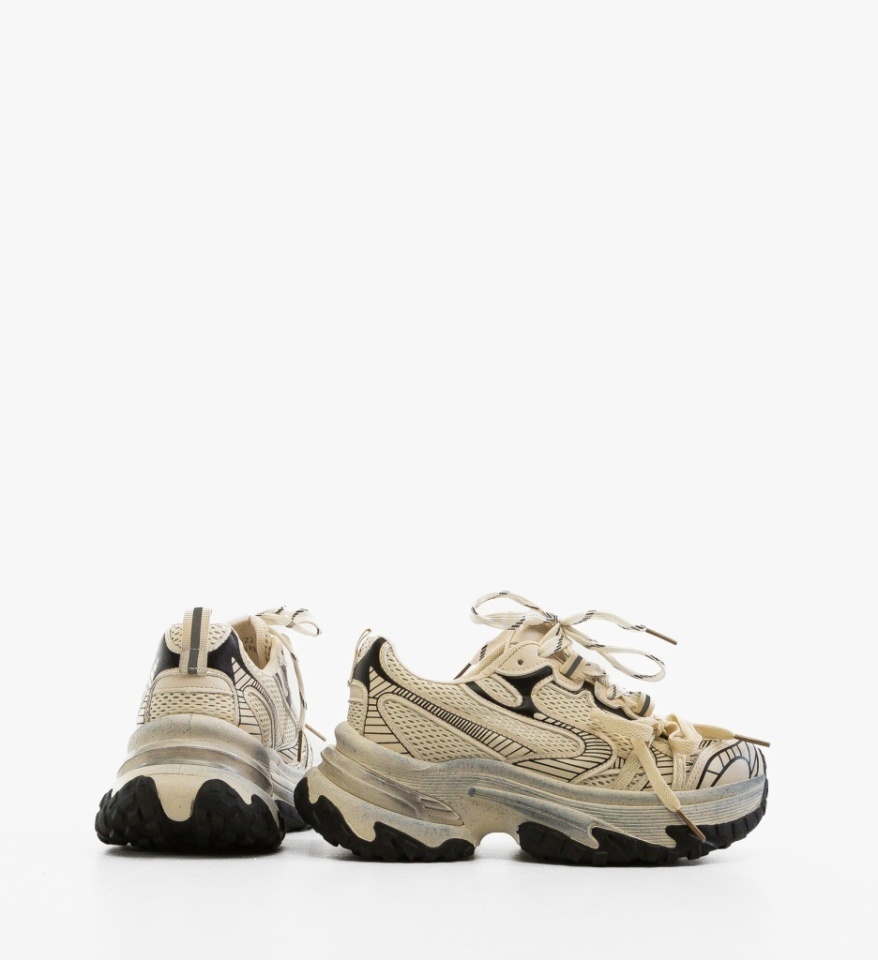 Sneakers dama Rarrw Bej - Img 2
