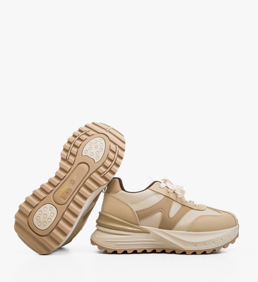 Sneakers dama Senso Bej - Img 2