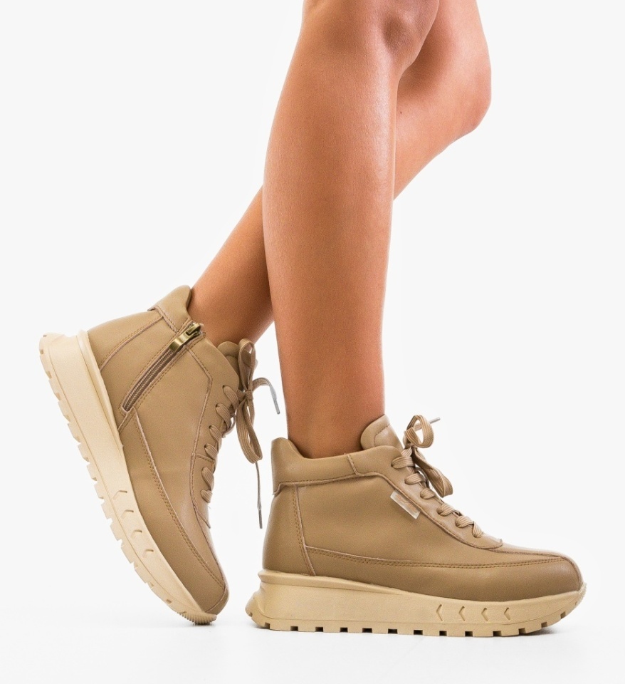 Sneakers dama Tek Khaki - Img 6