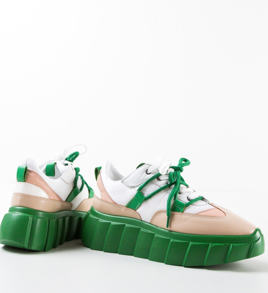 Sneakers dama Topy Bej - Img 2