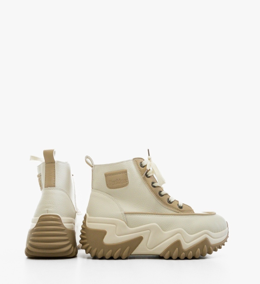 Sneakers dama Vevery Khaki - Img 3