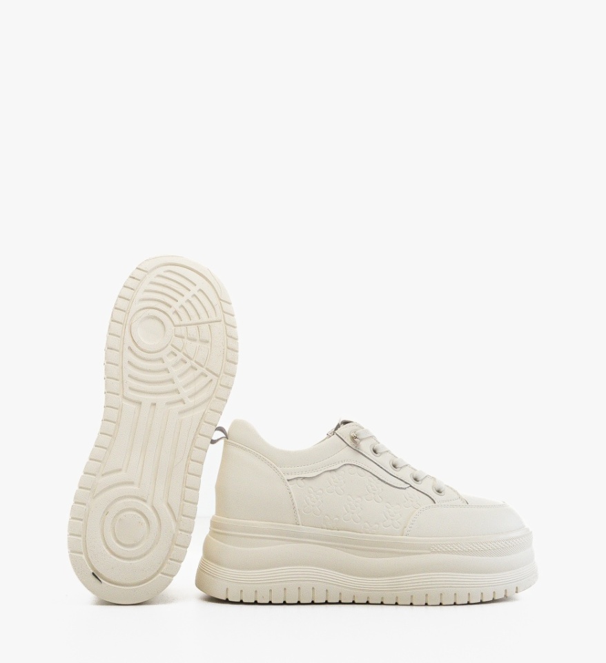 Sneakers dama Zeland Bej - Img 3