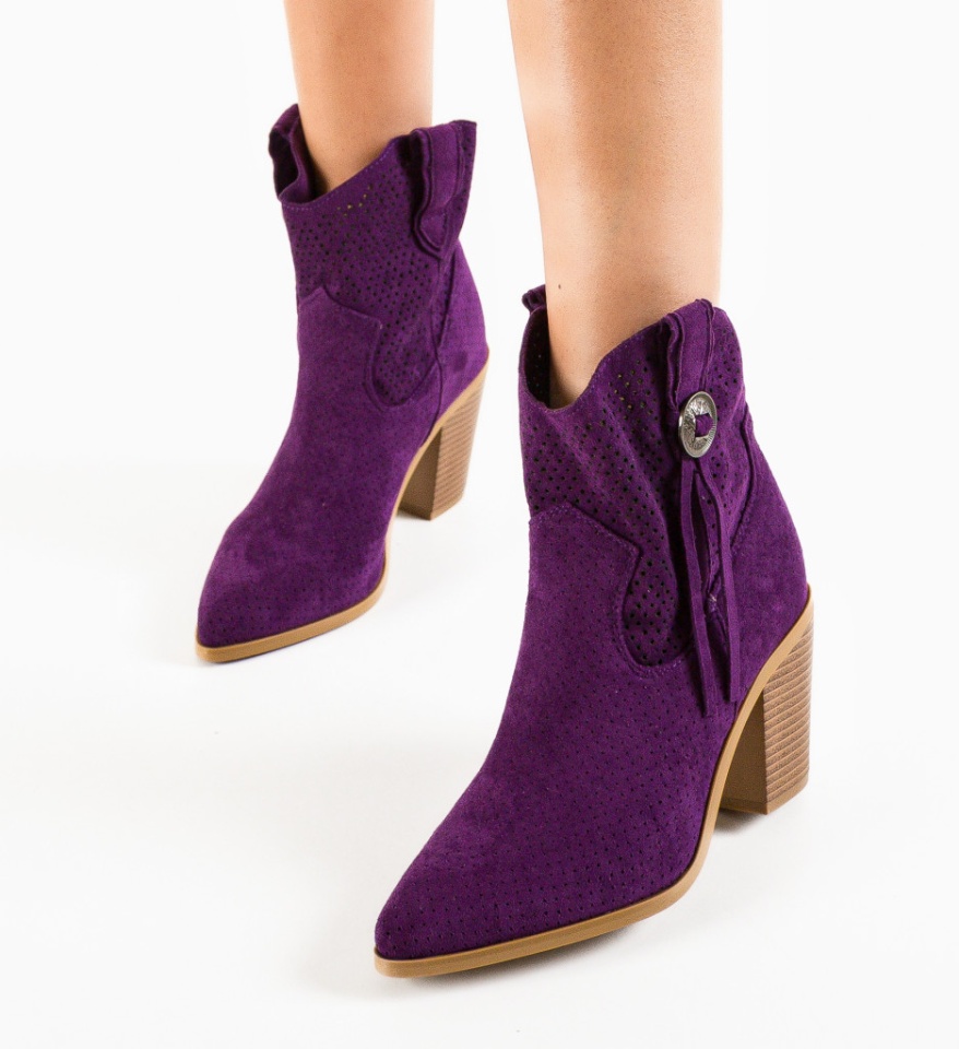 Botine dama Atterbe Mov - Img 5