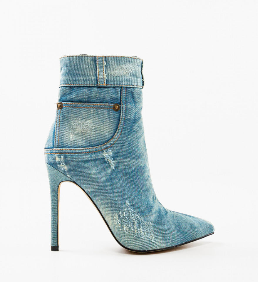 Botine dama Byron Albastre - Img 2