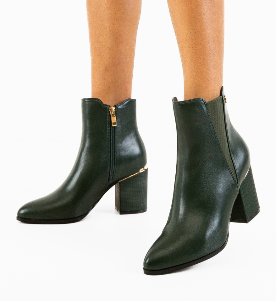 Botine dama Inimay Verzi - Img 5