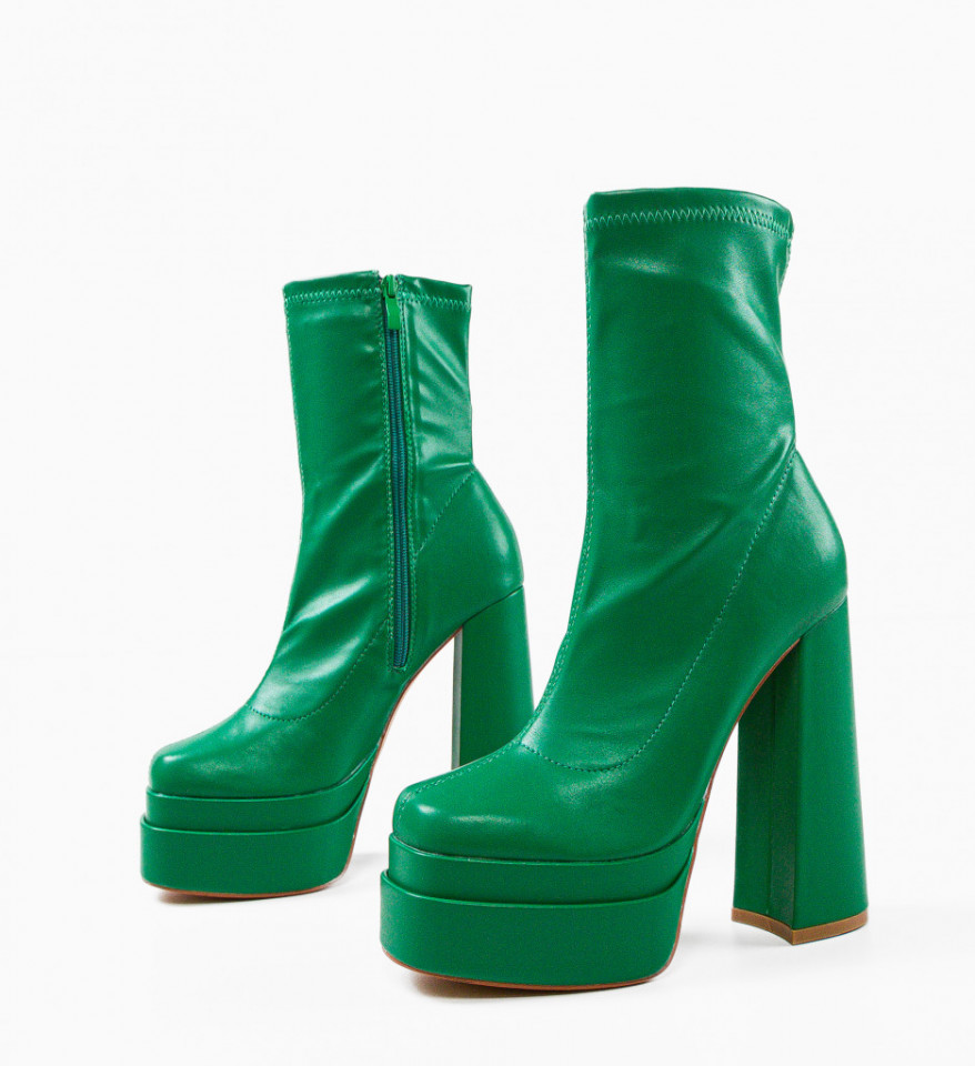 Botine dama Platouy Verzi - Img 3