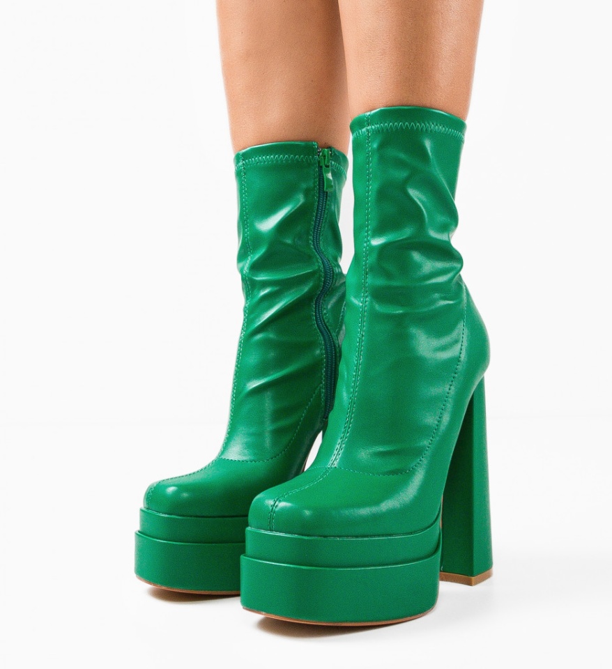 Botine dama Platouy Verzi - Img 8