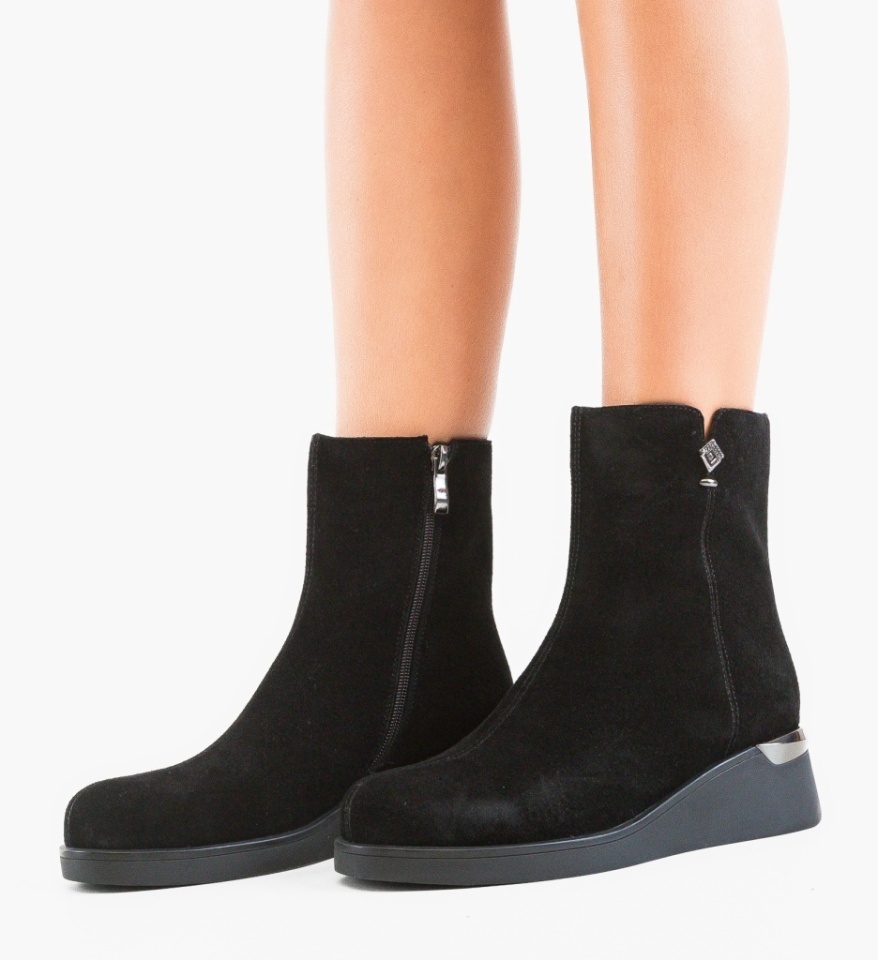 Botine dama Simina Negre - Img 5