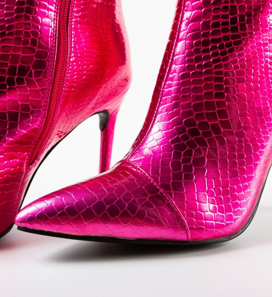 Botine dama Yassin Fuchsia - Img 4