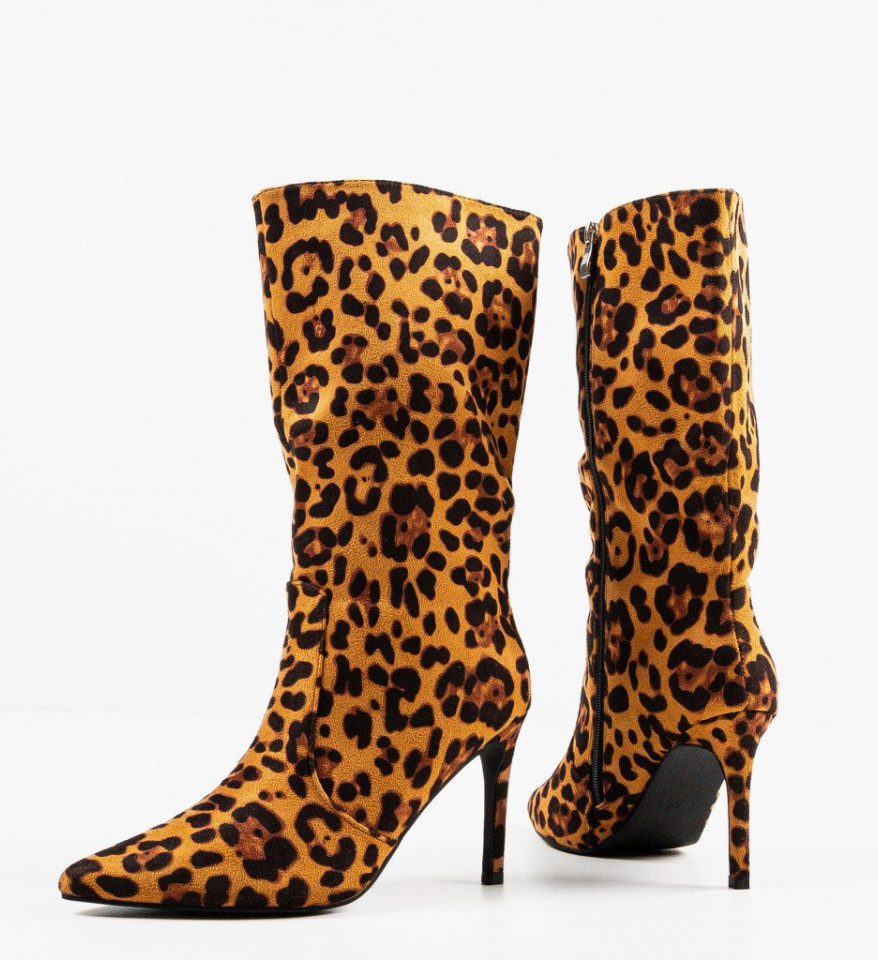 Cizme dama Kiefer Animal Print - Img 4