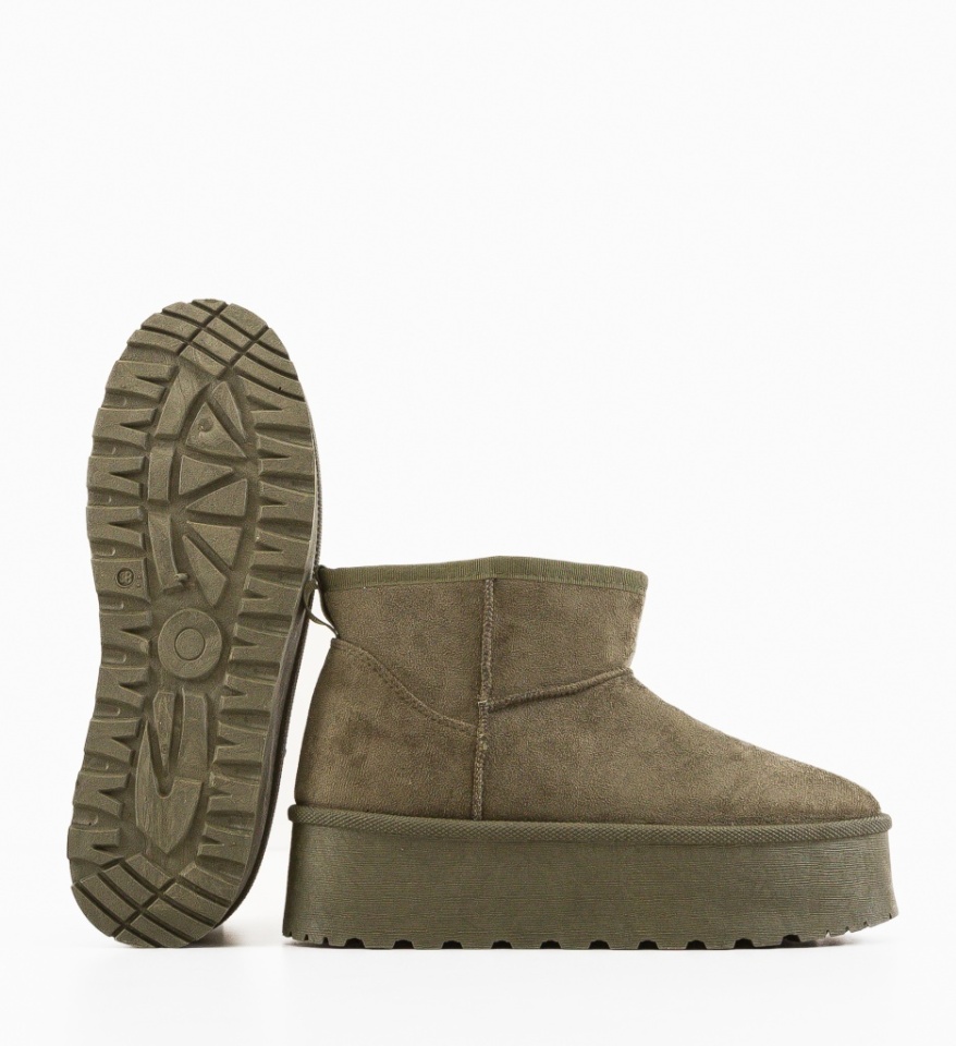 Cizme tip UG Latte Khaki - Img 4