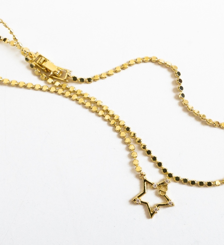 Colier Star Auriu - Img 2