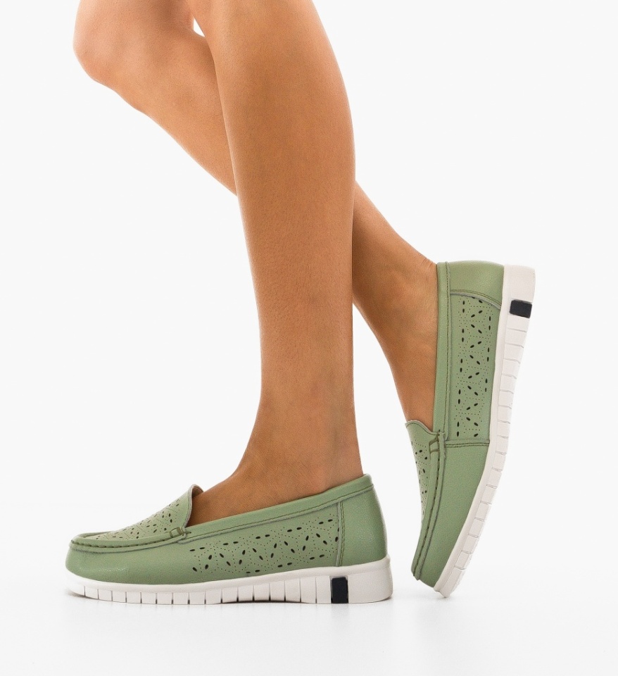 Espadrile dama Skrell Verzi - Img 3