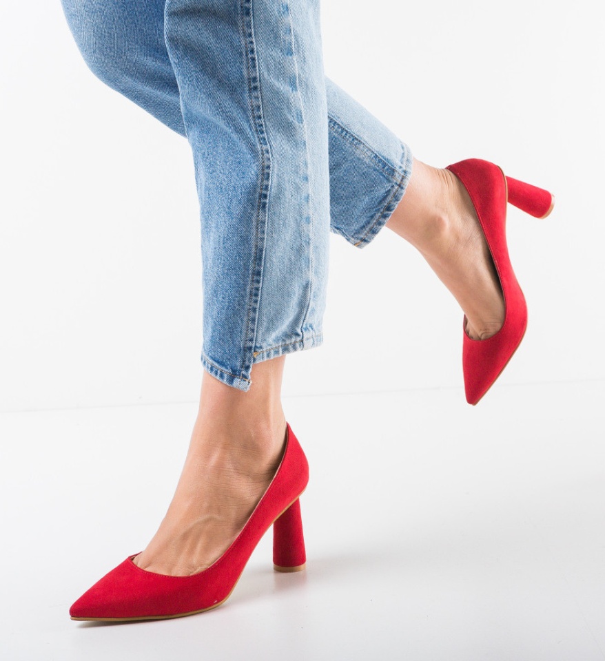 Pantofi Alogolo Rosii - Img 6