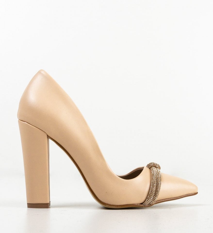 Pantofi Anemy Bej