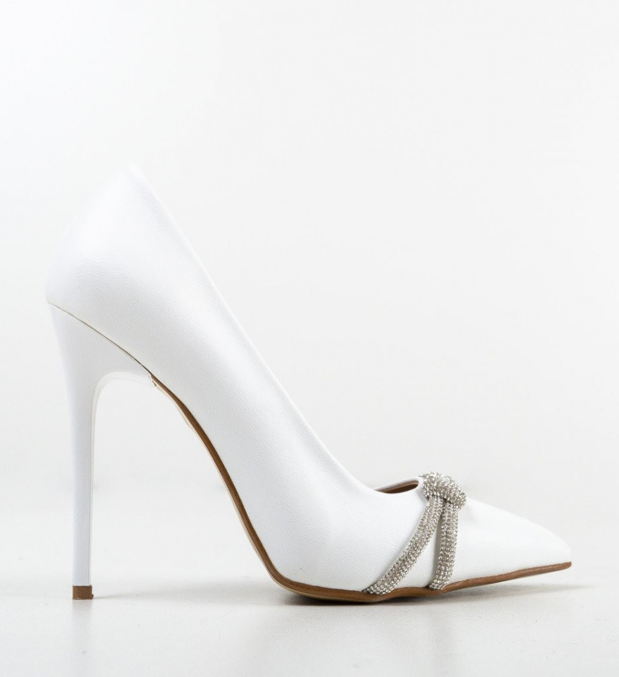 Pantofi Casette Albi