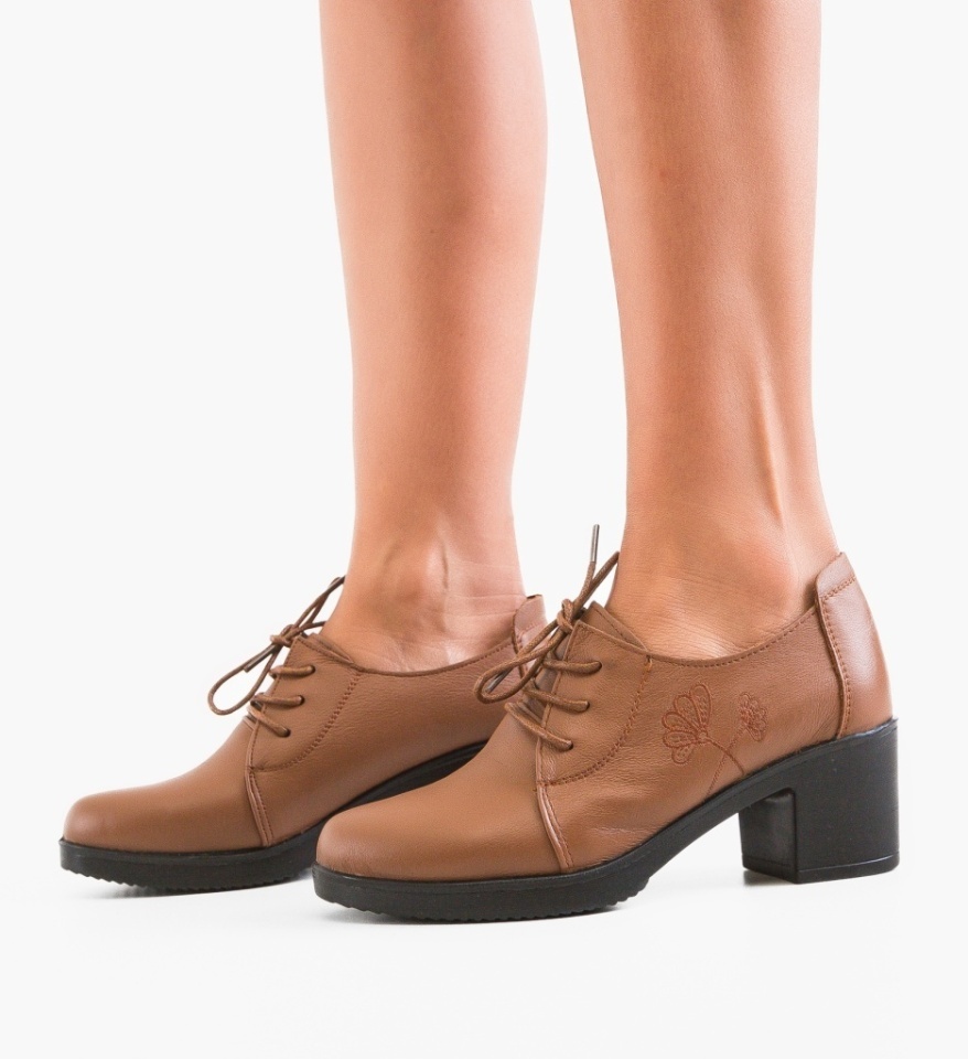 Pantofi Casual Atraxia Camel - Img 5