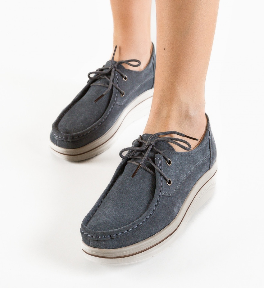 Pantofi Casual Auron Gri - Img 6