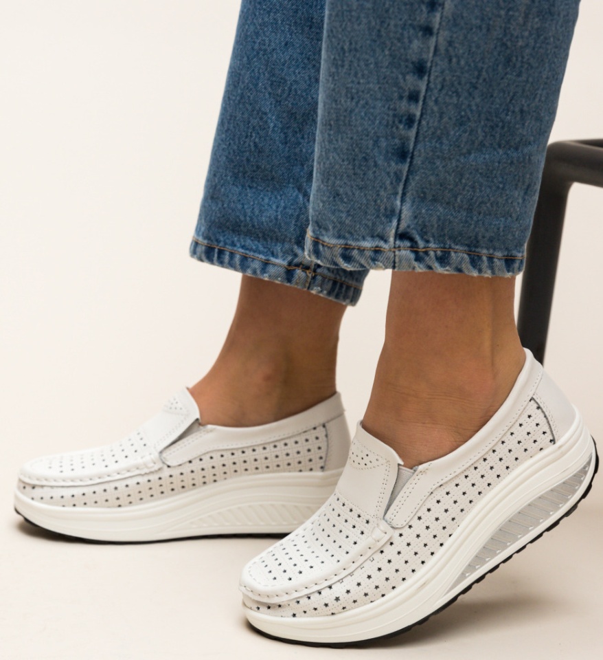 Pantofi Casual Bicaz Albi - Img 13