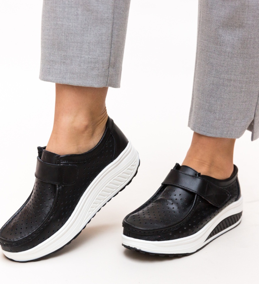 Pantofi Casual Bozta Negri - Img 10