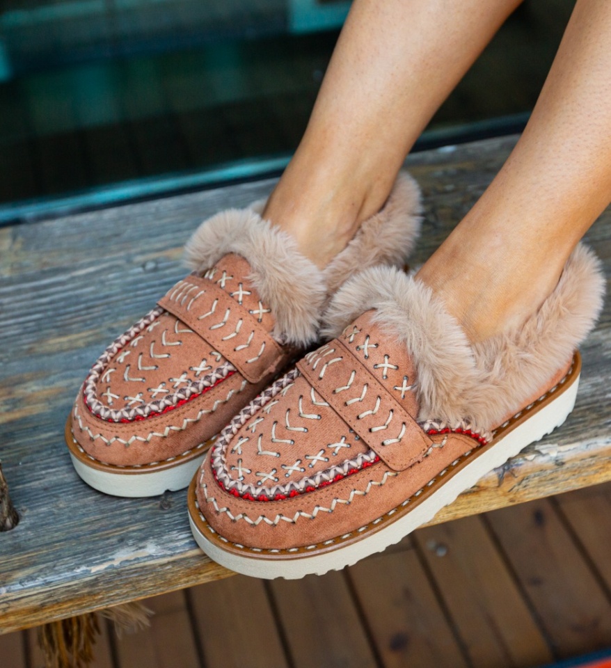 Pantofi Casual Chunky Camel - Img 2