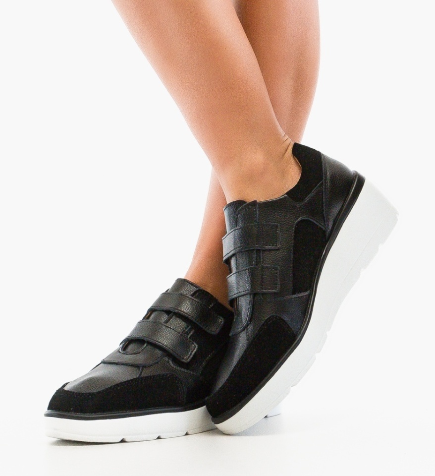 Pantofi Casual Cleon Negri - Img 6