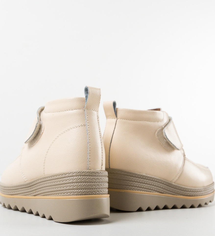 Pantofi casual dama Aarron Bej - Img 10