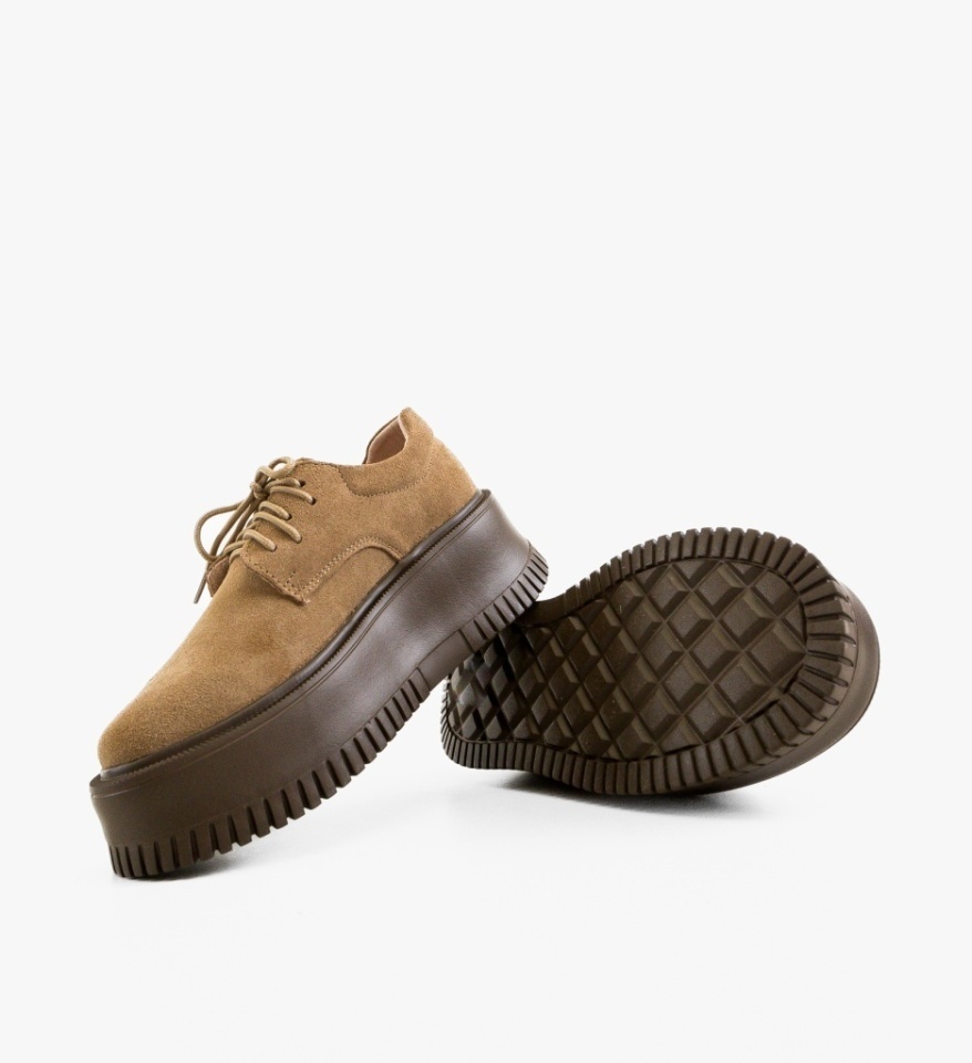 Pantofi casual dama Benve Bej - Img 3