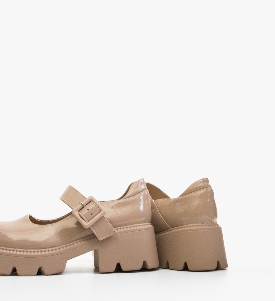 Pantofi Casual dama Bokfa Nude - Img 2