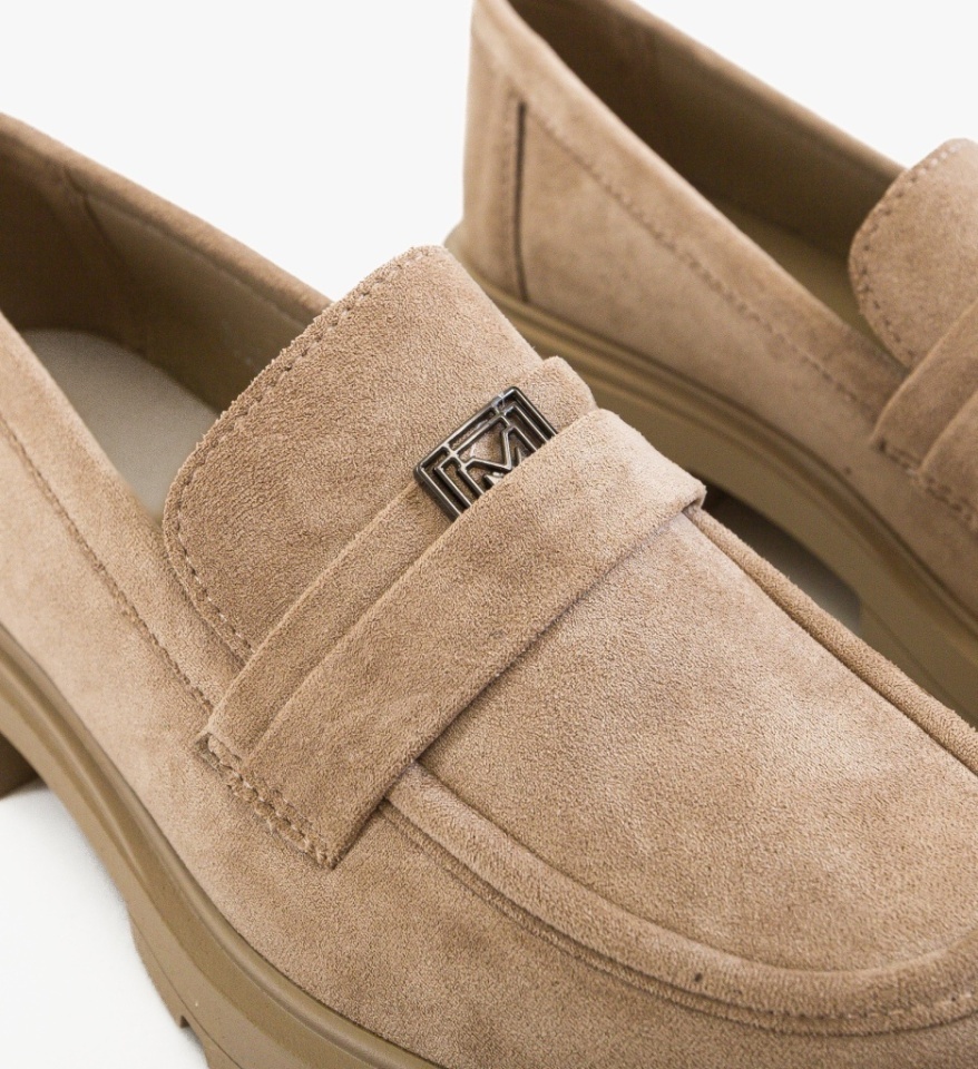 Pantofi casual dama Calform Bej - Img 3