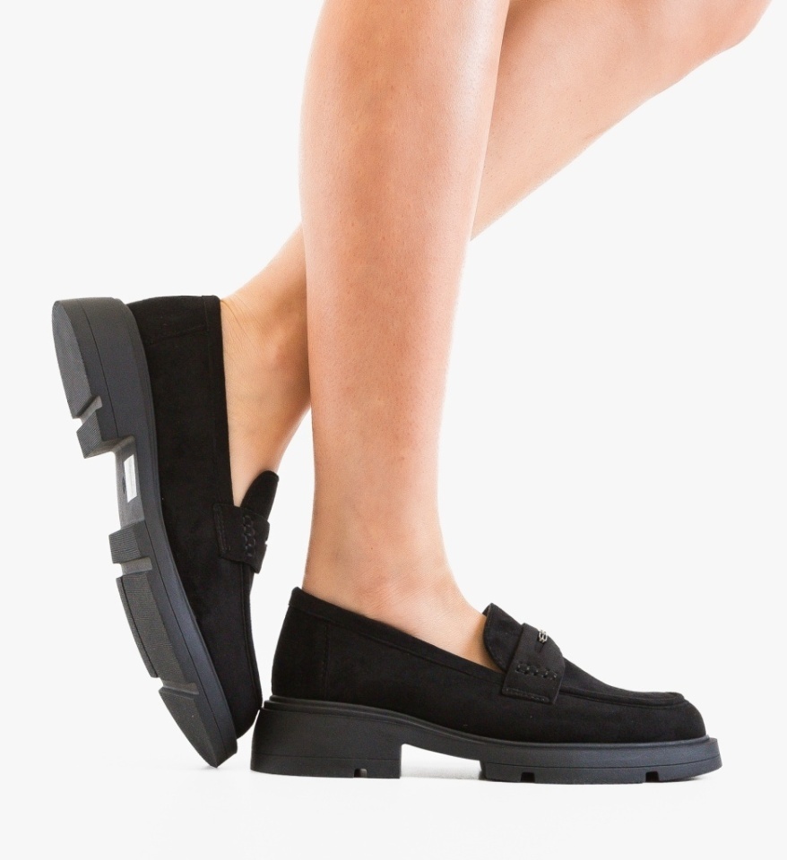 Pantofi casual dama Corsera Negri 2 - Img 5