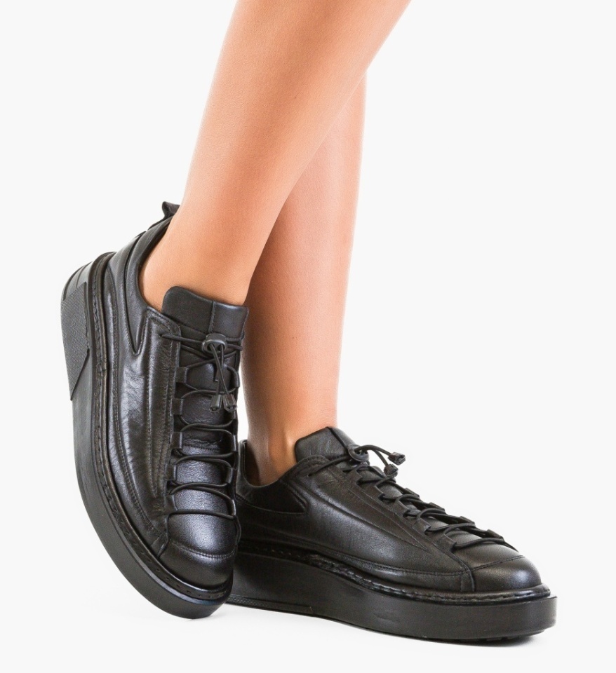 Pantofi casual dama Danubys Negri - Img 5