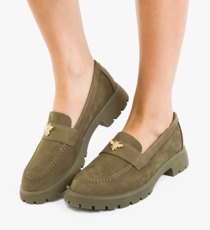 Pantofi casual dama Fosere Verzi 2 - Img 10