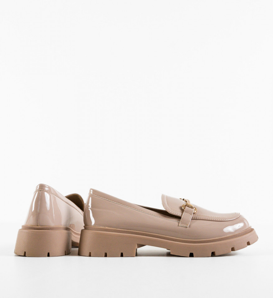 Pantofi Casual dama Gobba Bej - Img 2