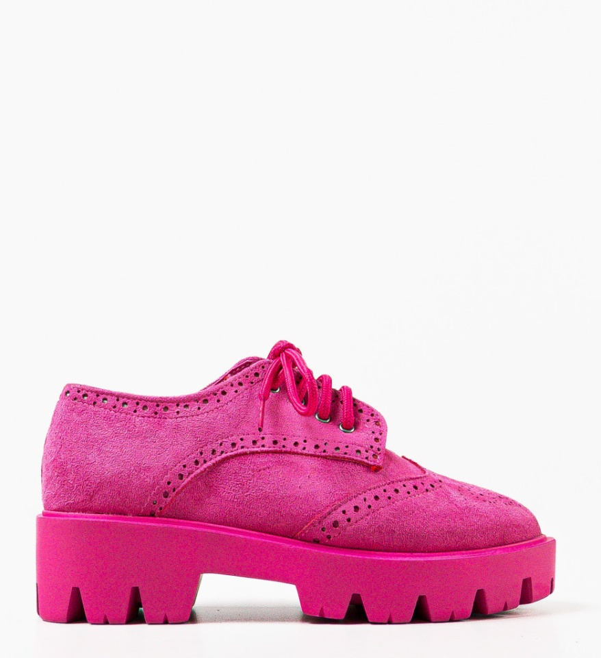 Pantofi Casual dama Gomine Fuchsia - Img 6
