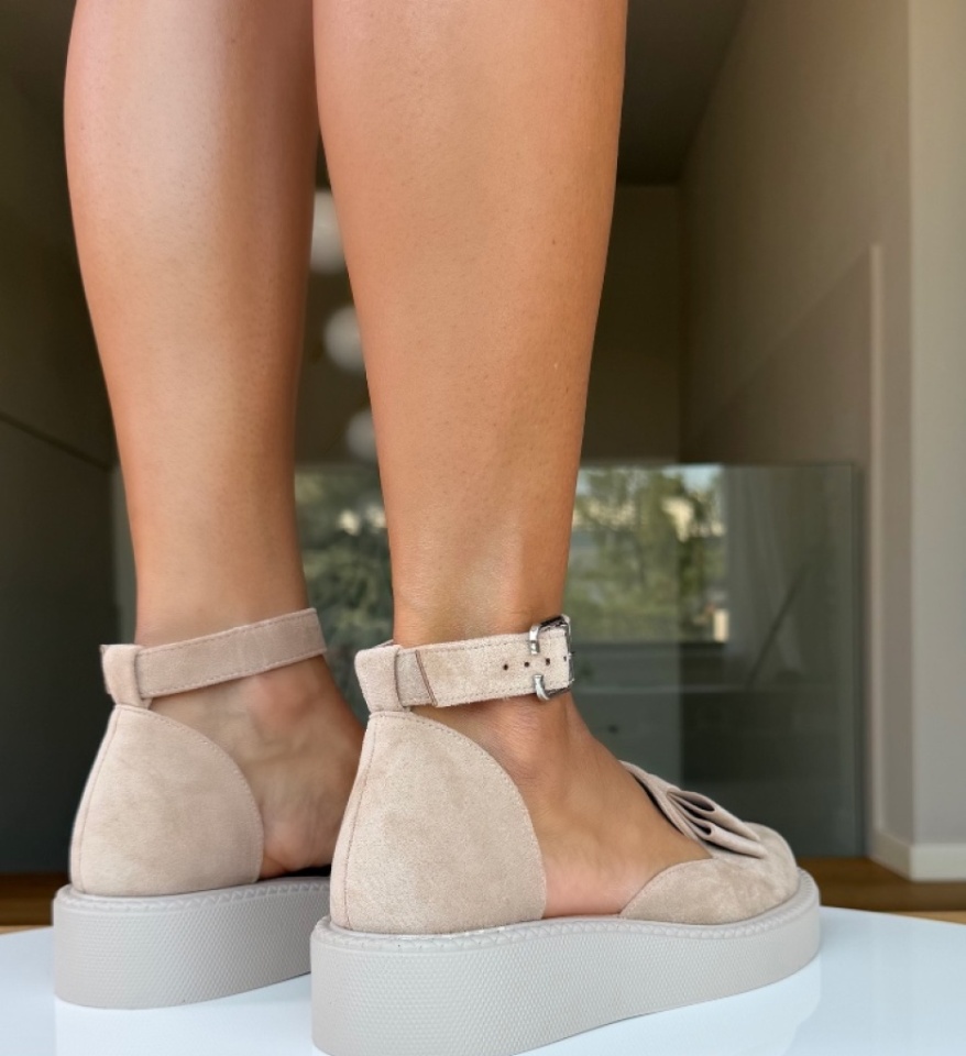 Pantofi Casual dama Hammbe Bej - Img 7