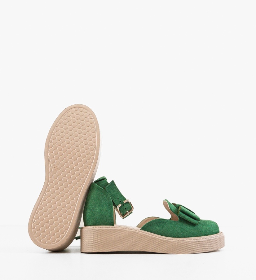 Pantofi Casual dama Hammbe Verzi - Img 4