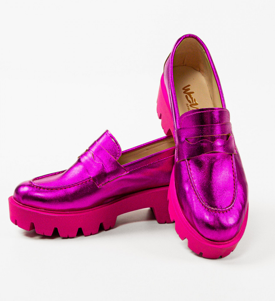Pantofi Casual dama Kardy Fuchsia - Img 2