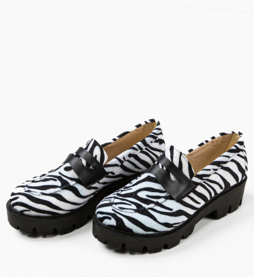 Pantofi Casual dama Kardy Zebra - Img 9