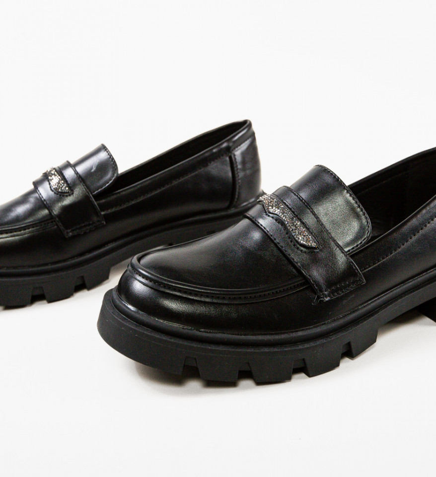 Pantofi casual dama Sacipo Negri 2 - Img 2