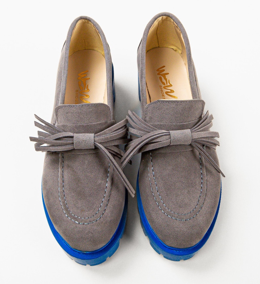 Pantofi Casual dama Sigvald Gri - Img 3