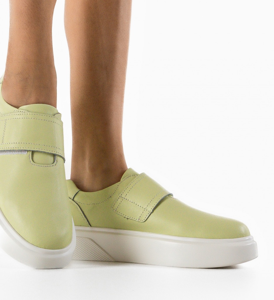 Pantofi Casual dama Slamet Galbeni - Img 5