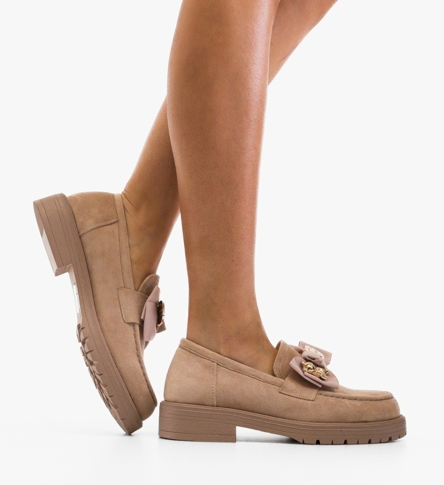 Pantofi casual dama Ster Bej - Img 4