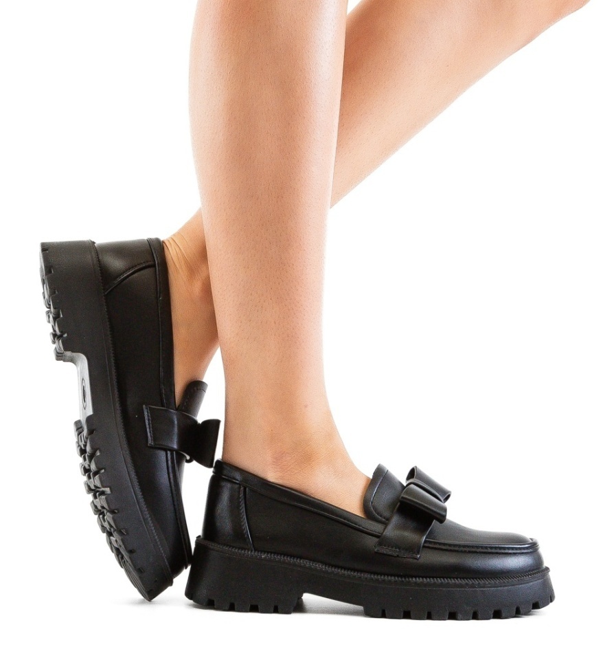 Pantofi casual dama Tyrewn Negri - Img 3