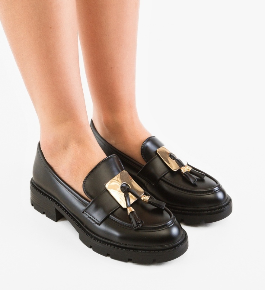 Pantofi casual dama Ymyne Negri - Img 5