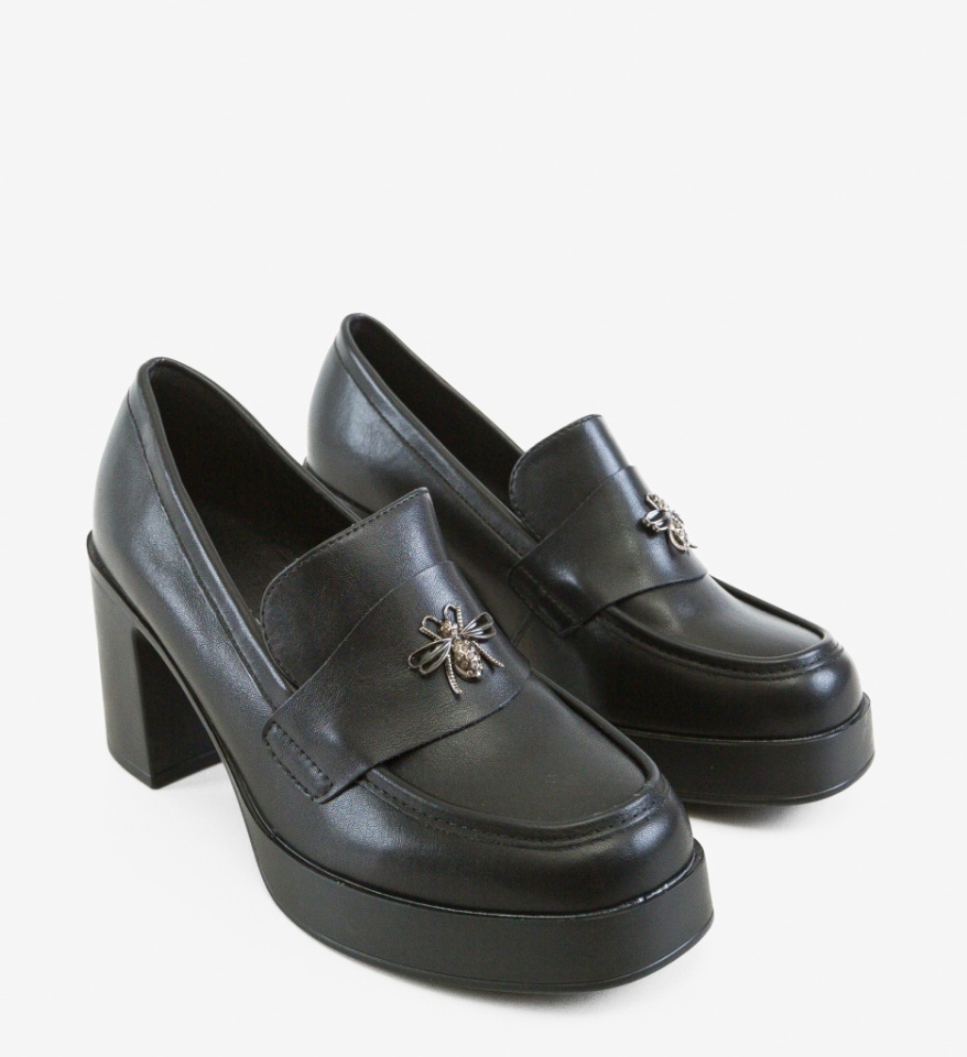 Pantofi Casual Diamus Negri - Img 2