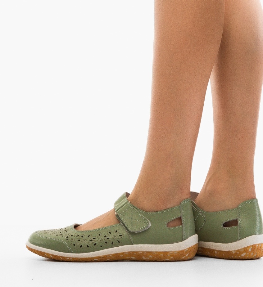 Pantofi Casual Fayvel Verzi - Img 4