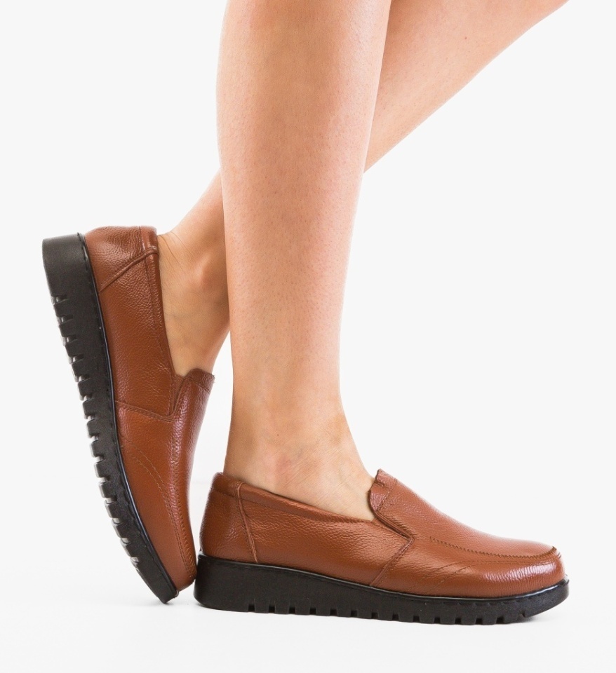 Pantofi Casual Gherghy Camel - Img 3