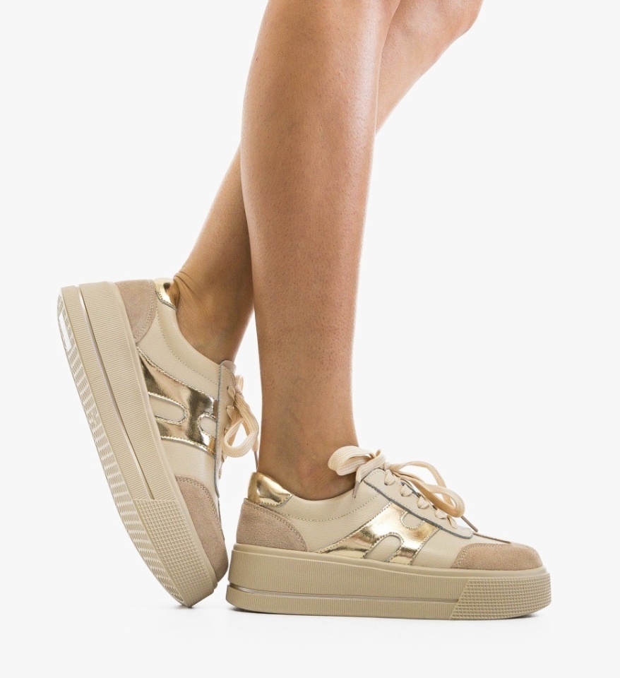 Pantofi Casual Hakro Bej - Img 2